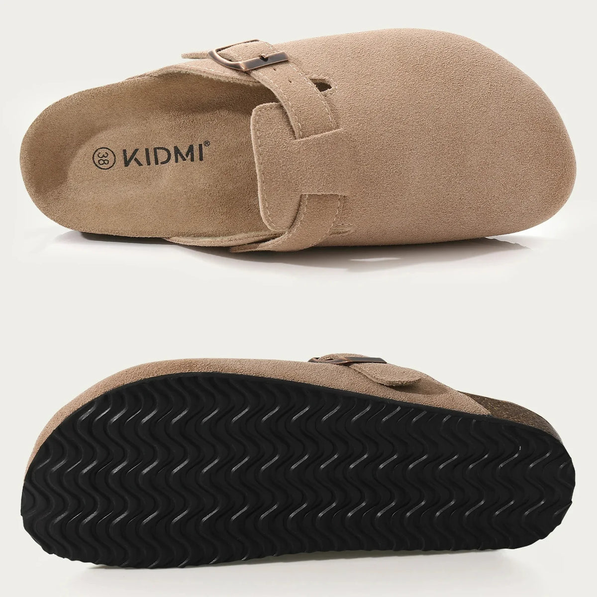 Aspen Suede Buckle Clog