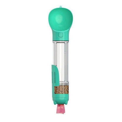 Paw Hydration: 4 in 1 Portable Multifunctional Pet Water Bottle