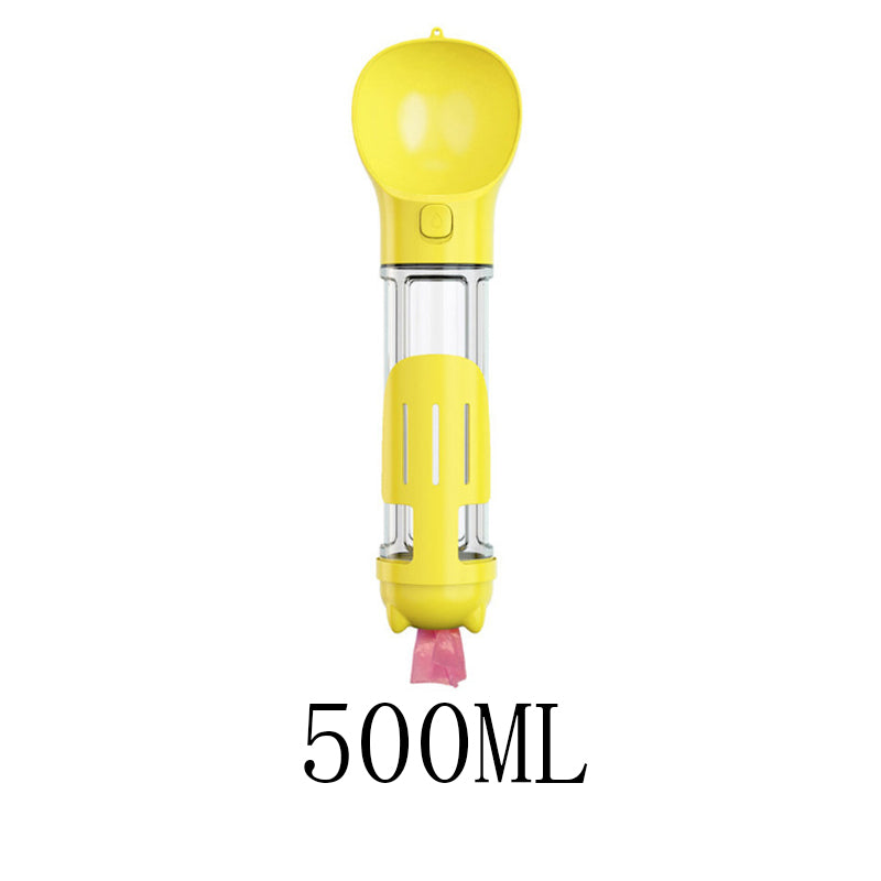Paw Hydration: 4 in 1 Portable Multifunctional Pet Water Bottle