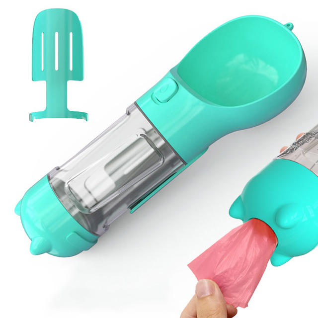 Paw Hydration: 4 in 1 Portable Multifunctional Pet Water Bottle
