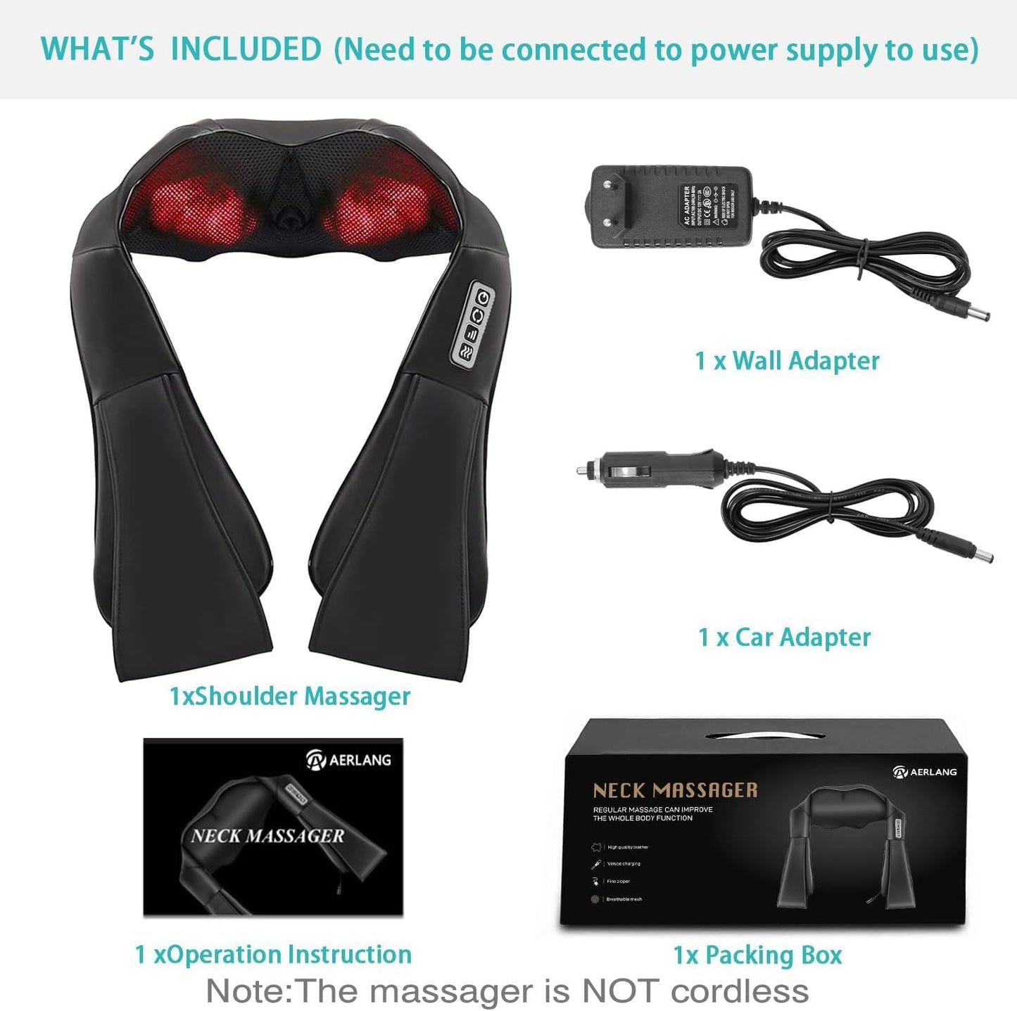 Heated Neck & Shoulder Massager