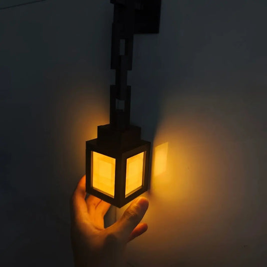 QuestGlow 16-Color Pixel Wall Lantern