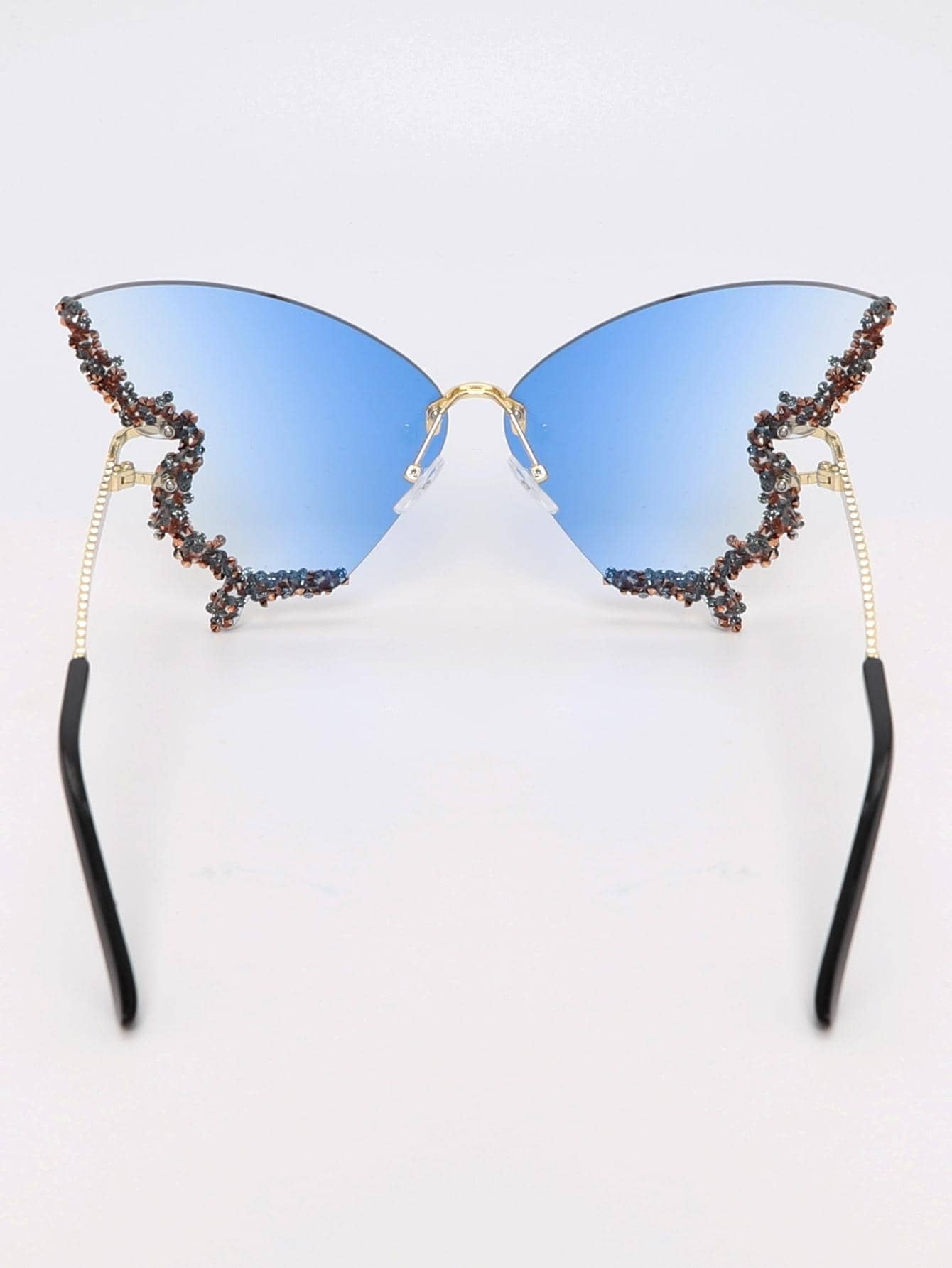 Luxury Diamond Butterfly Sunglasses for Women