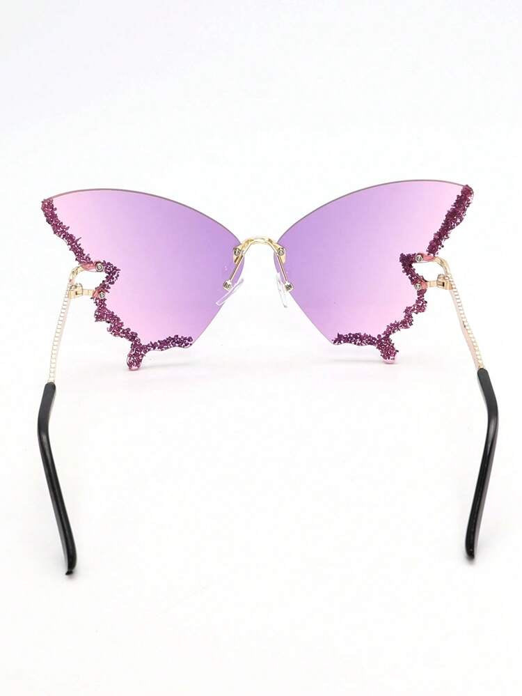Luxury Diamond Butterfly Sunglasses for Women