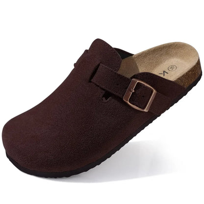 Aspen Suede Buckle Clog