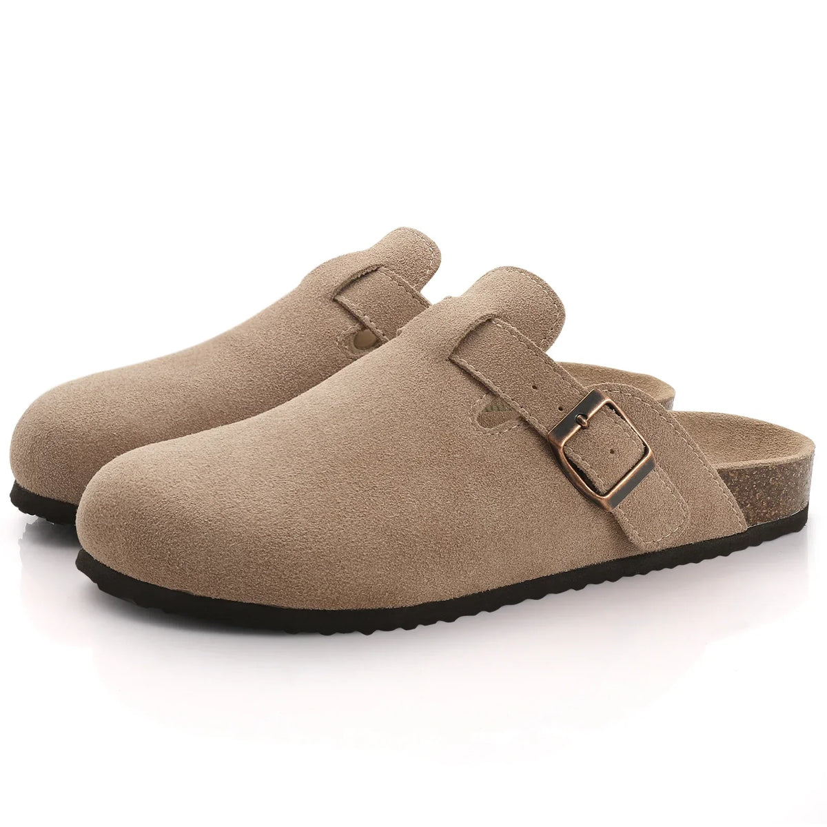 Aspen Suede Buckle Clog