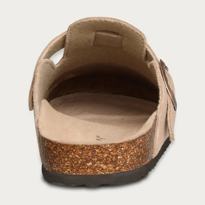 Aspen Suede Buckle Clog