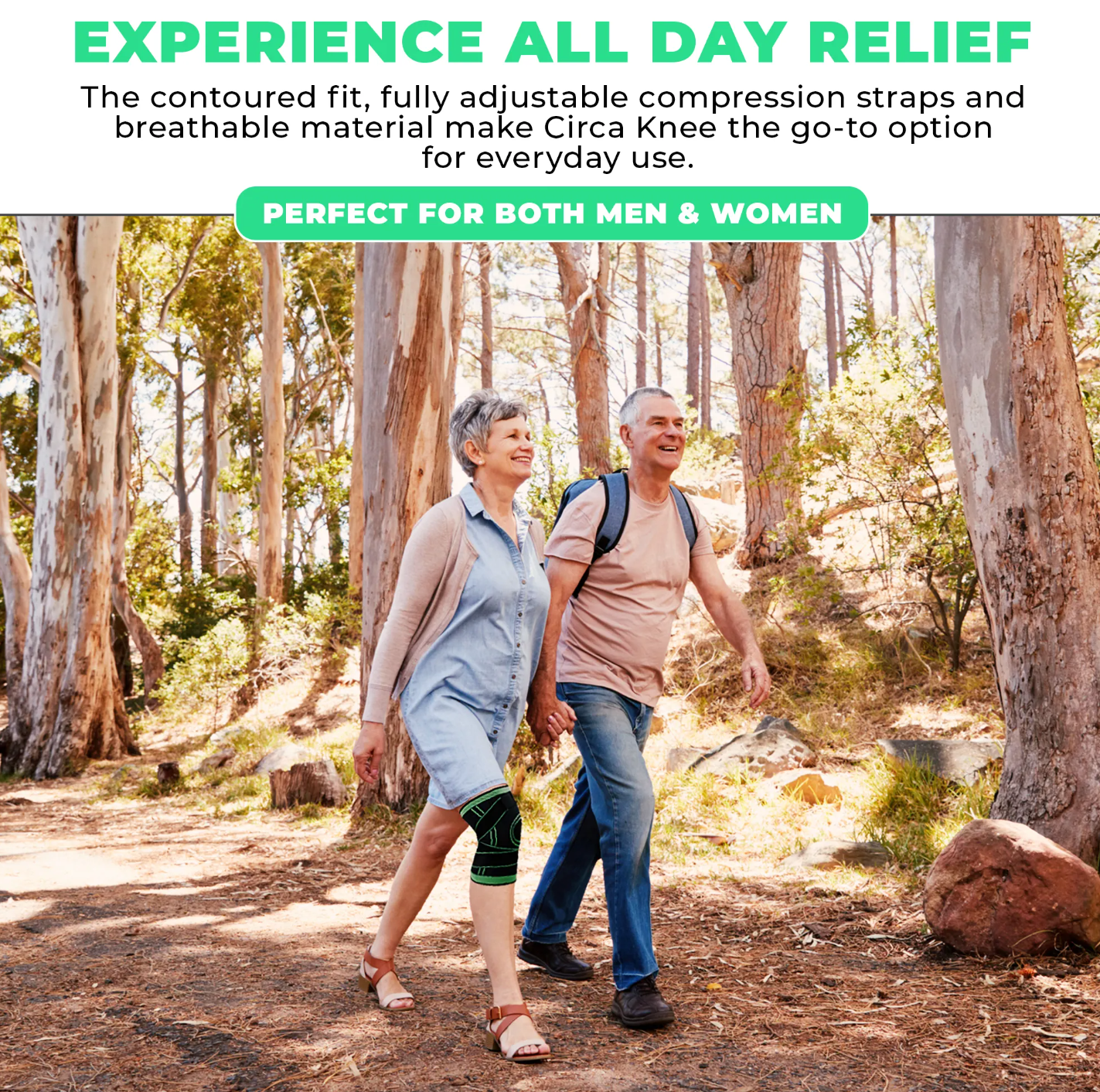 Compression Knee Sleeve Helps Banish Stubborn  Joint Pain Naturally!