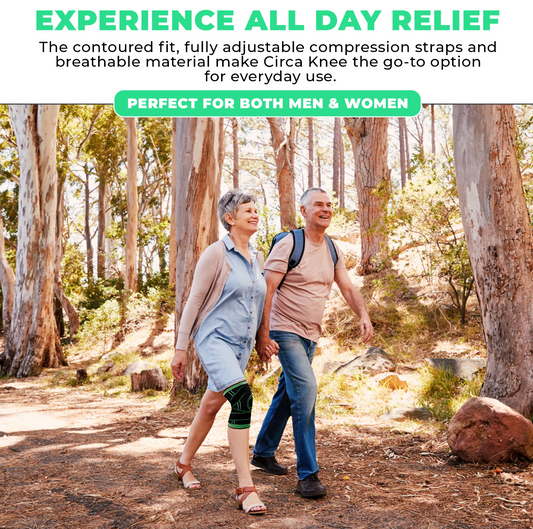 Compression Knee Sleeve Helps Banish Stubborn  Joint Pain Naturally!