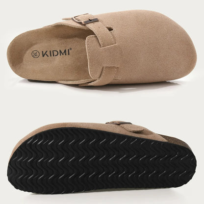 Aspen Suede Buckle Clog