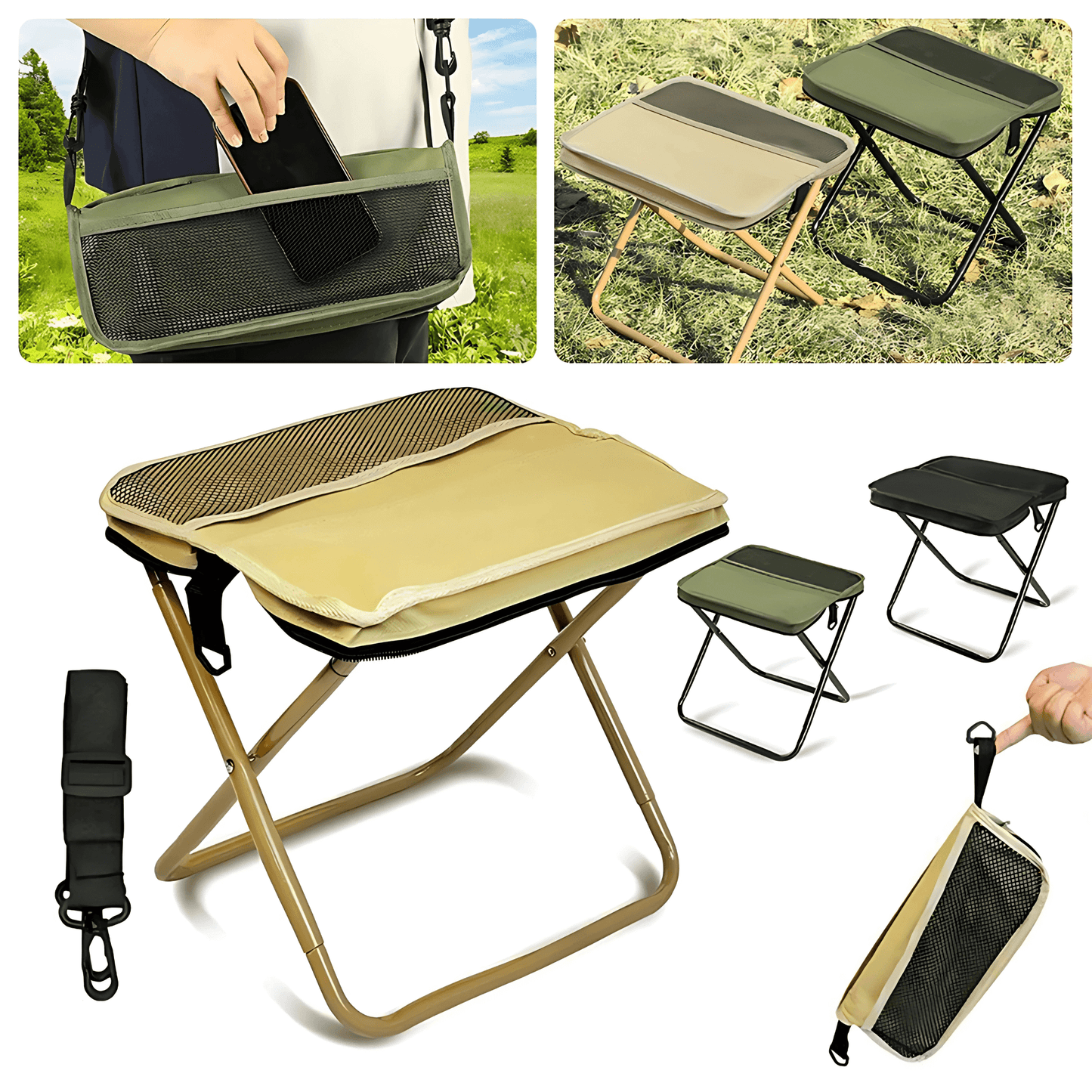 PocketSit™ Foldable Travel Stool