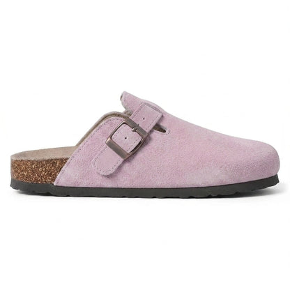 Aspen Suede Buckle Clog