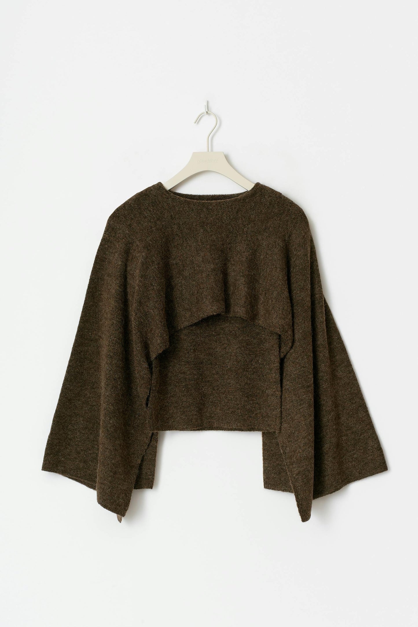 Knitted cape top